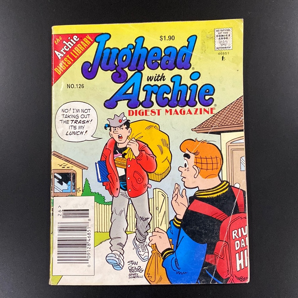 Archie Comics | Jughead with Archie #126 (1996) - Vintage Comic Digest Magazine